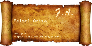 Feistl Anita névjegykártya
